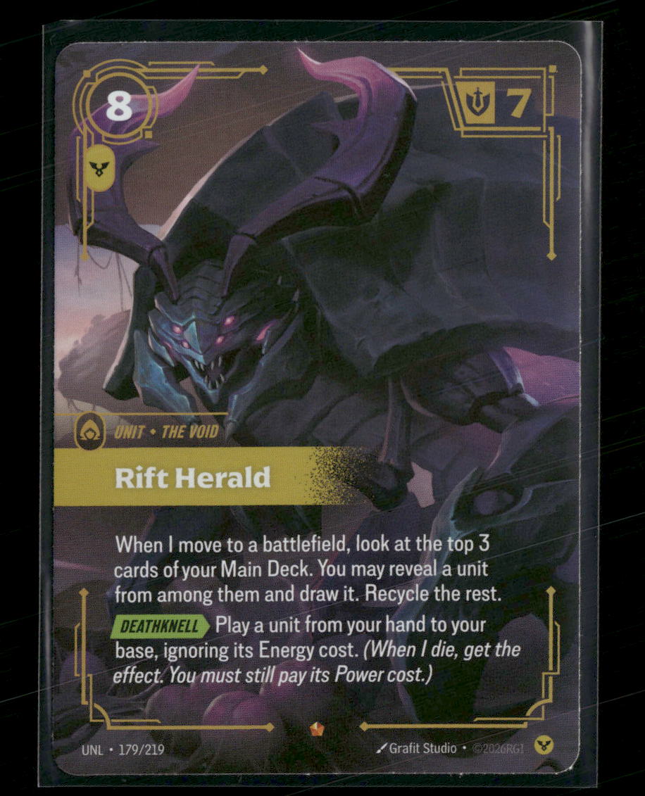 Rift Herald #179/219 Foil Epic - Riftbound Unleashed