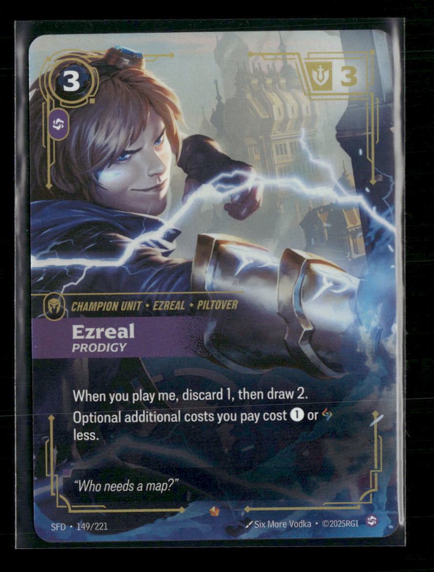 Ezreal, Prodigy #149/221 Foil Epic - Riftbound Spiritforged