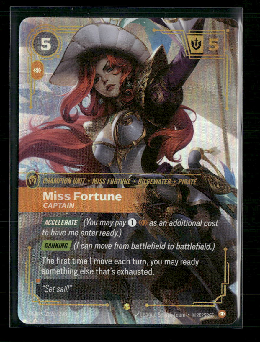Miss Fortune. Captain (Alternate Art) #162a/298 Foil - Riftbound