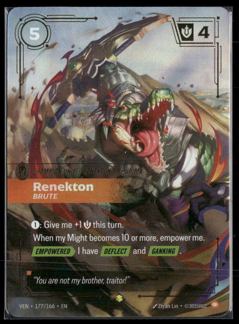 Renekton #177/166 Legendary - Riftbound