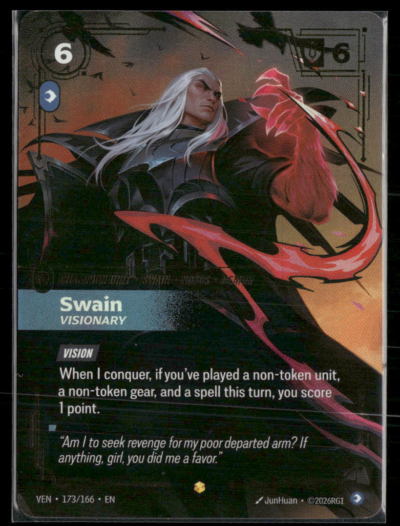 Swain Visionary #173/166 Legendary - Riftbound