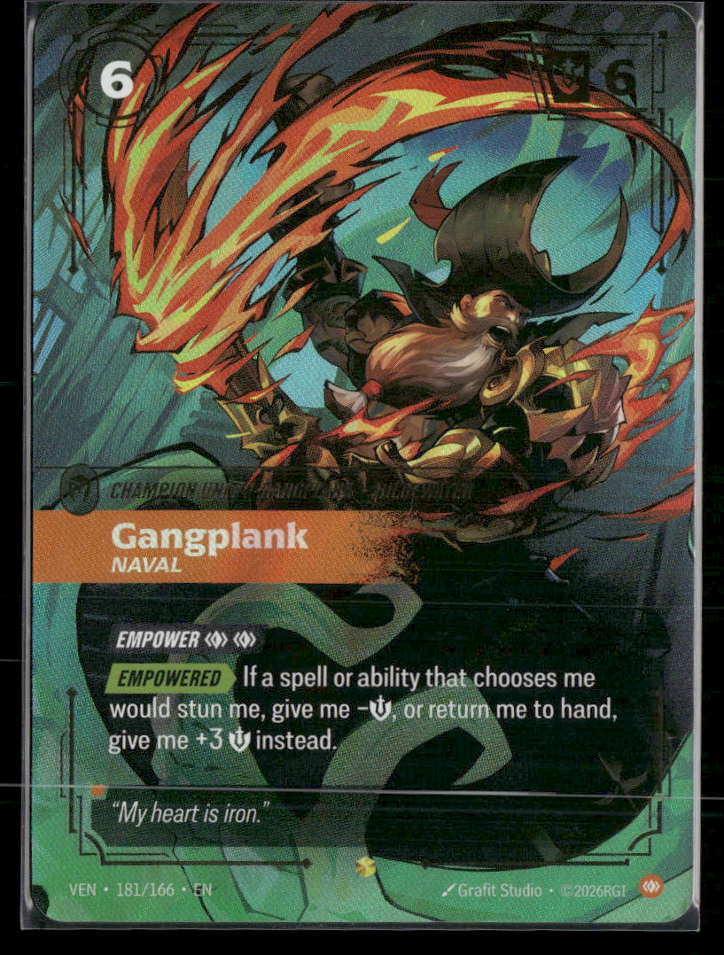 Gangplank #181/166 Epic - Riftbound