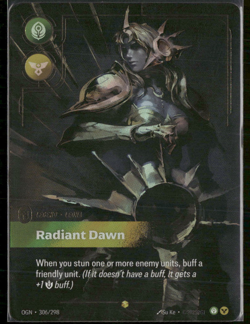 Radiant Dawn #306/298 Legendary - Riftbound Origins
