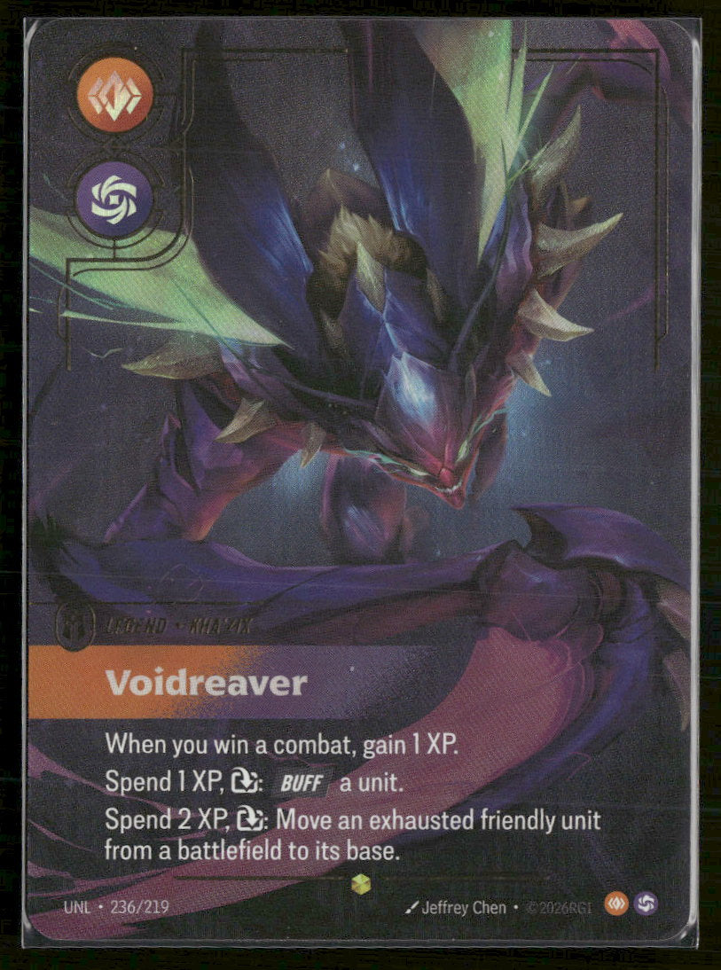 Voidreaver #236/219 Legendary - Riftbound