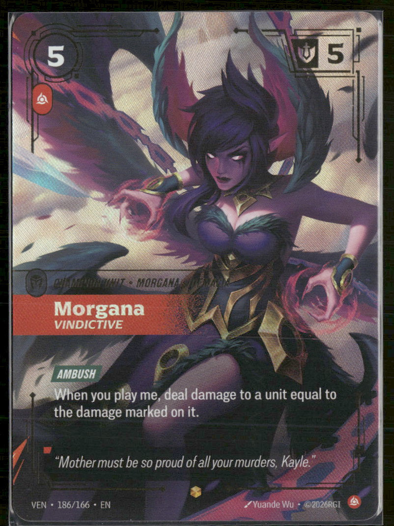 Morgana Vindictive #186/166 Epic - Riftbound