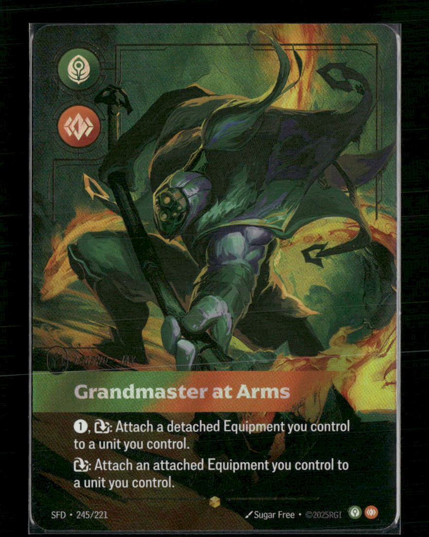 Jax, Grandmaster At Arms (Overnumbered) #245/221 Foil - Riftbound