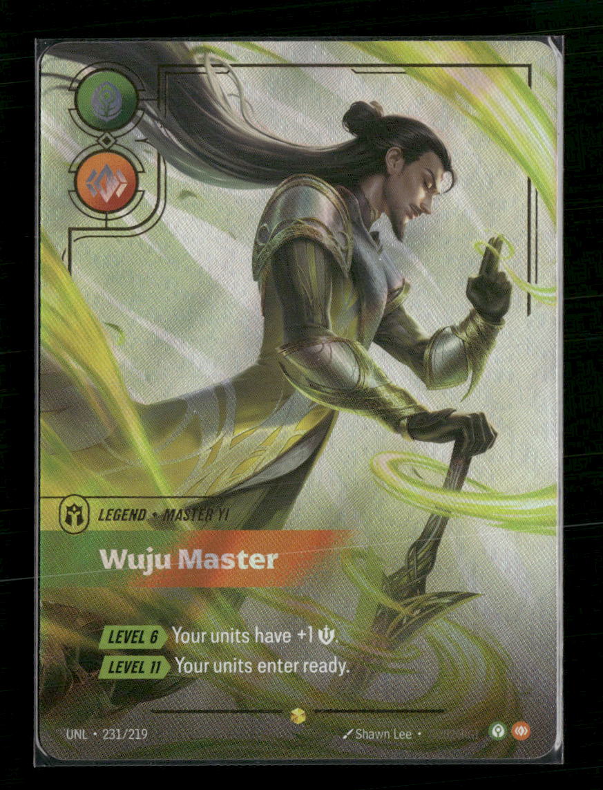 Master Yi, Wuju Master (Overnumbered) #231/219 Foil - Riftbound