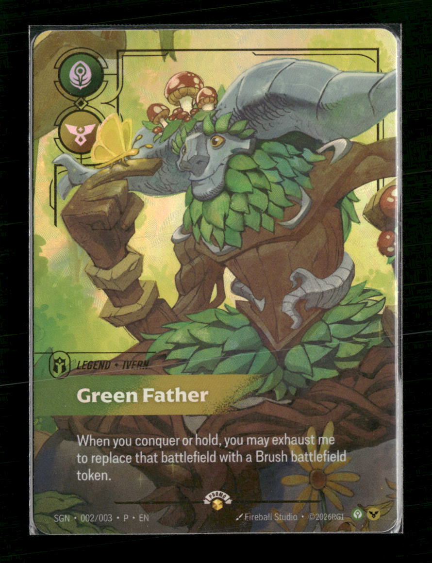 Ivern, Green Father #002/003 Foil - Riftbound Secret Garden