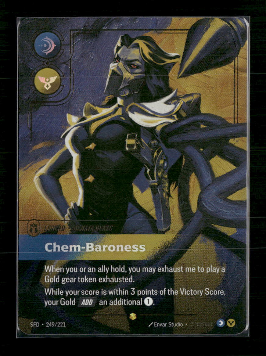 Renata Glasc, Chem-Baroness (Overnumbered) #249/221 Foil - Riftbound