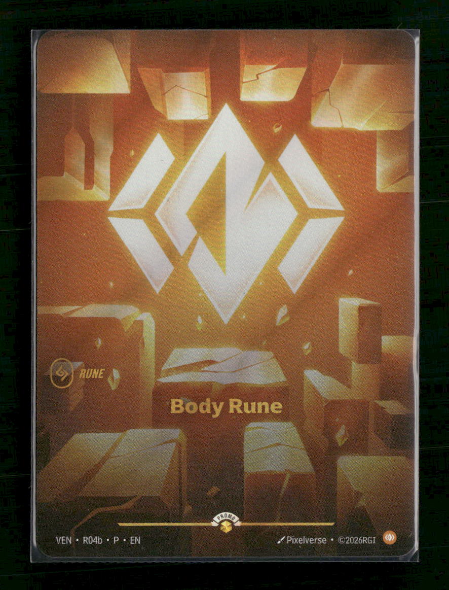 Body Rune (Vendetta) #R04b Foil - Riftbound Organized Play Promotional Cards