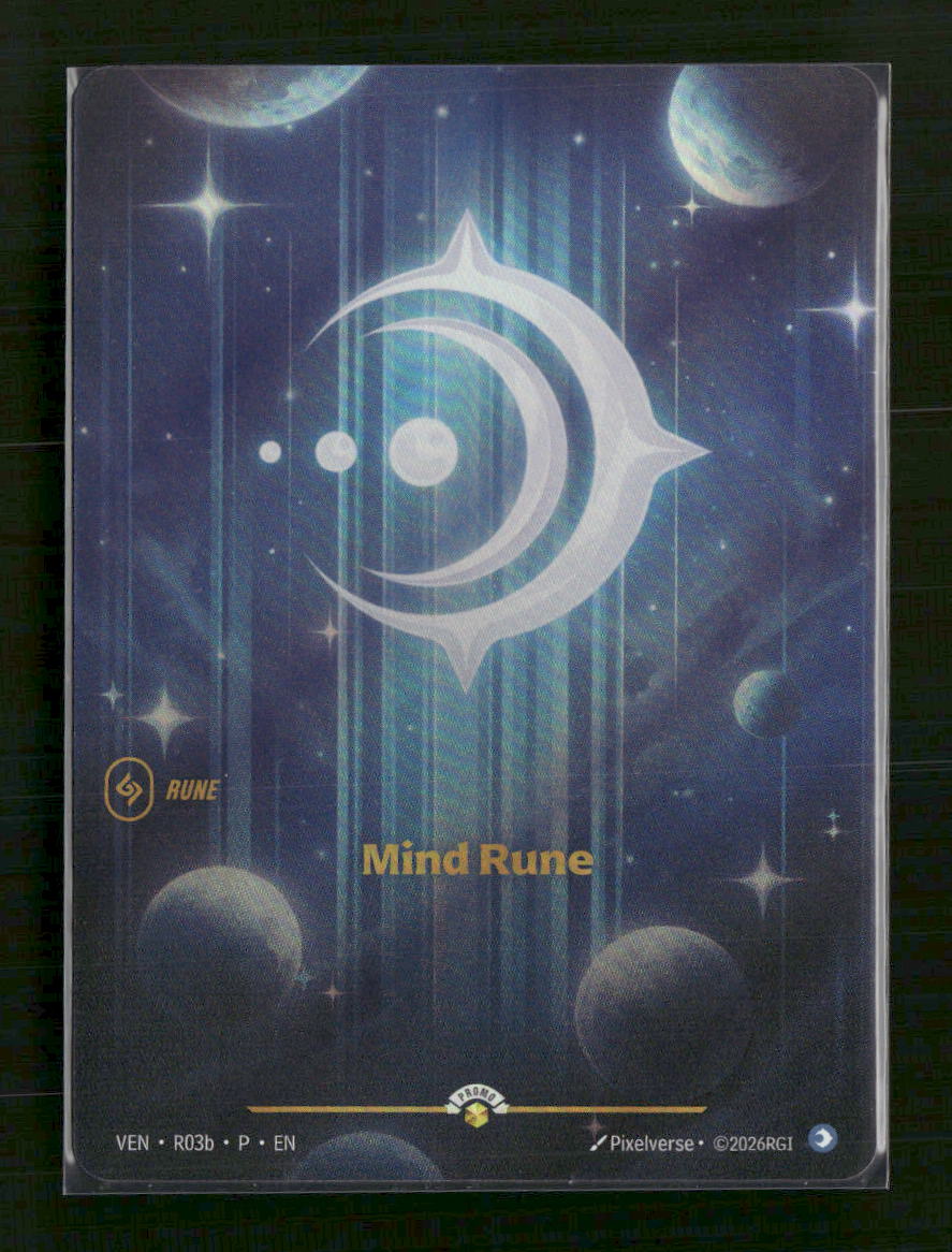 Mind Rune (Vendetta) #R03b Foil - Riftbound Organized Play Promotional Cards