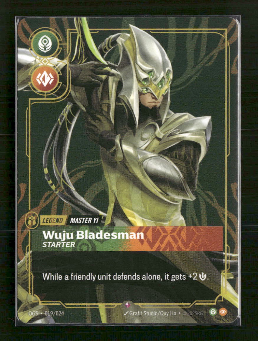 Master Yi, Wuju Bladesman (Starter) #019/024 - Riftbound