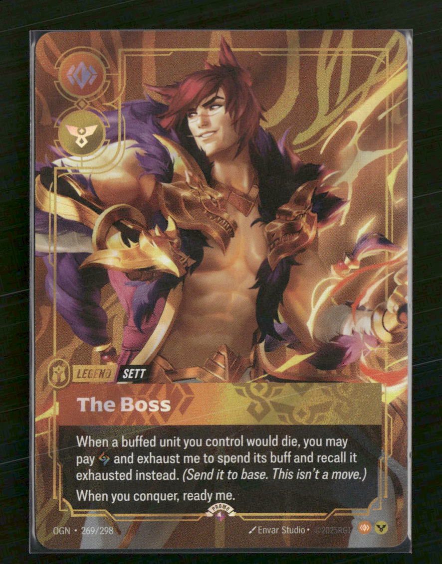 Sett, The Boss #269/298 Foil - Riftbound Organized Play Promotional Cards