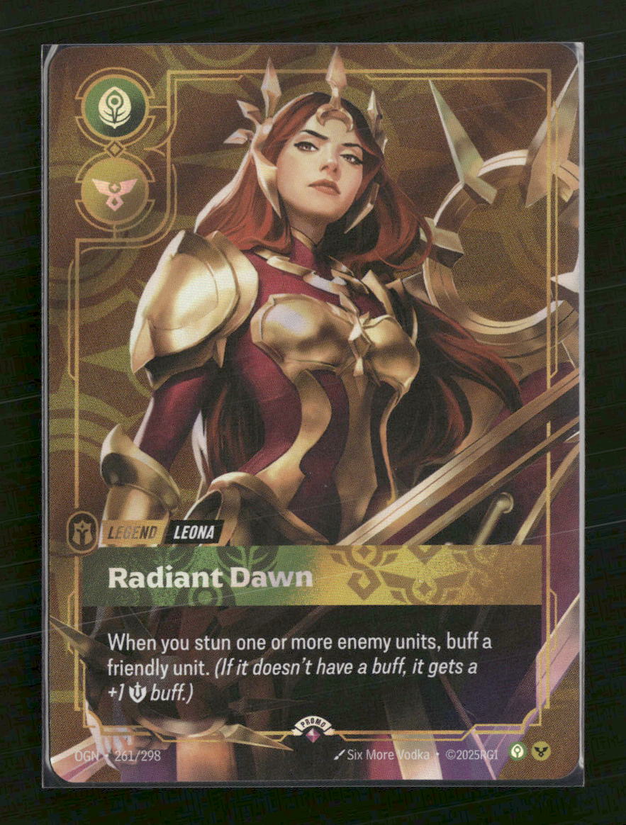 Leona, Radiant Dawn #261/298 Foil - Riftbound Organized Play Promotional Cards