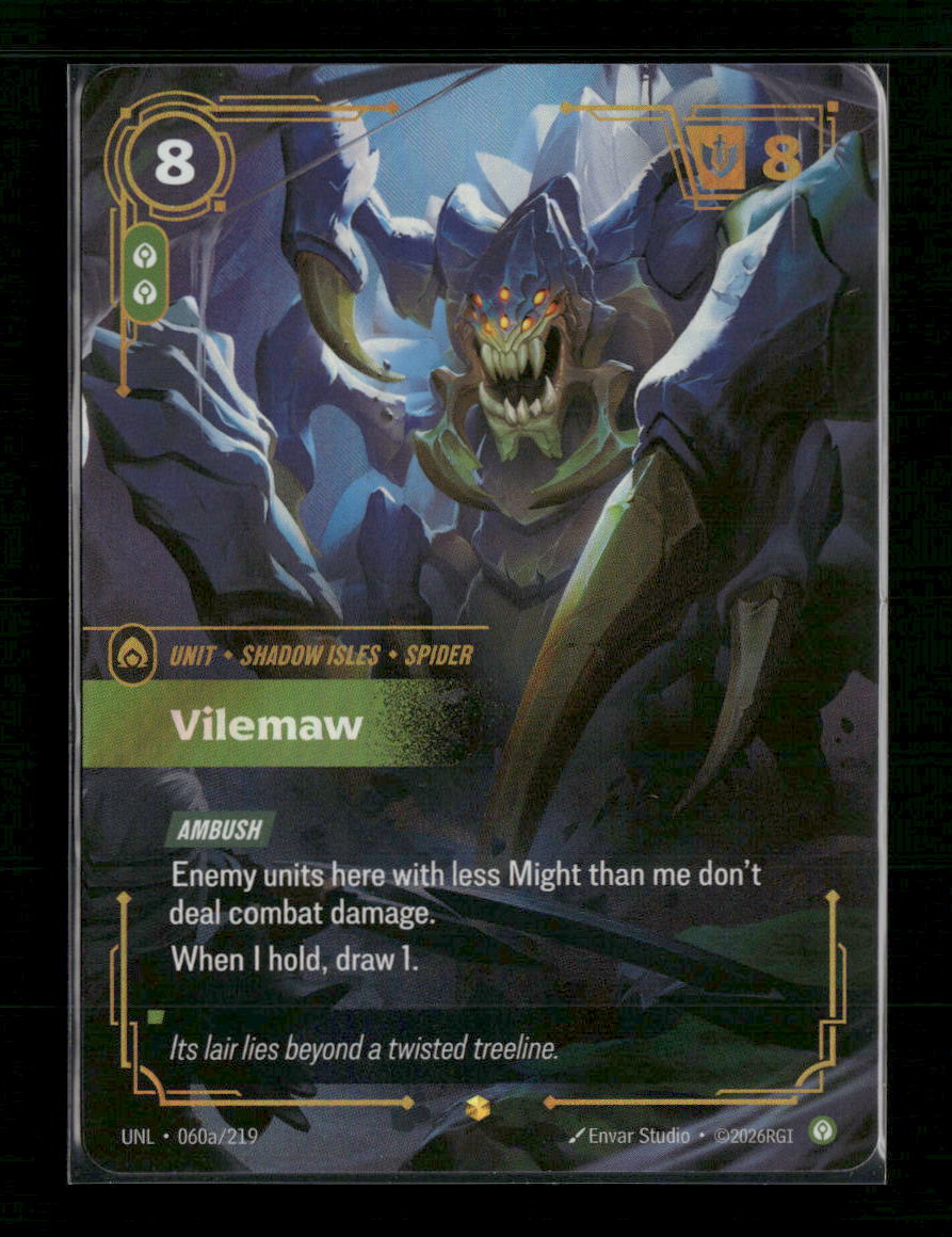 Vilemaw (Alternate Art) #060a/219 Foil Showcase - Riftbound Unleashed