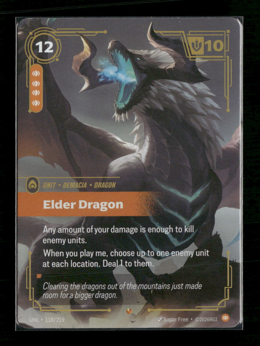 Elder Dragon #118/219 Foil Epic - Riftbound Unleashed