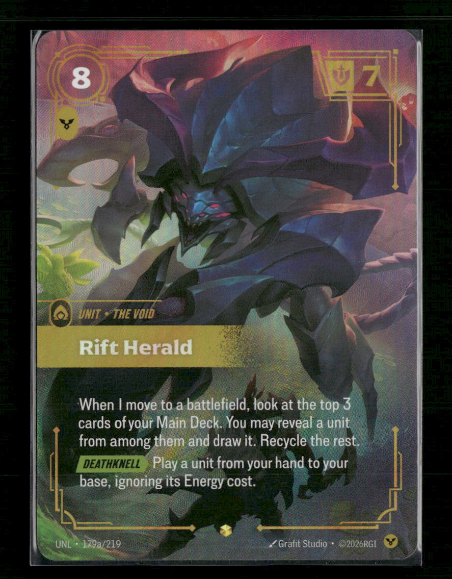 Rift Herald (Alternate Art) #179a/219 Foil Showcase - Riftbound Unleashed