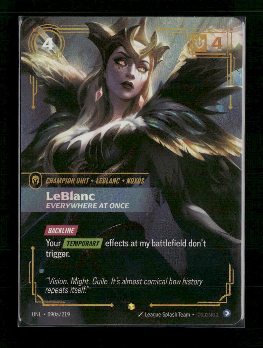 LeBlanc, Everywhere At Once (Alternate Art) #090a/219 Foil - Riftbound