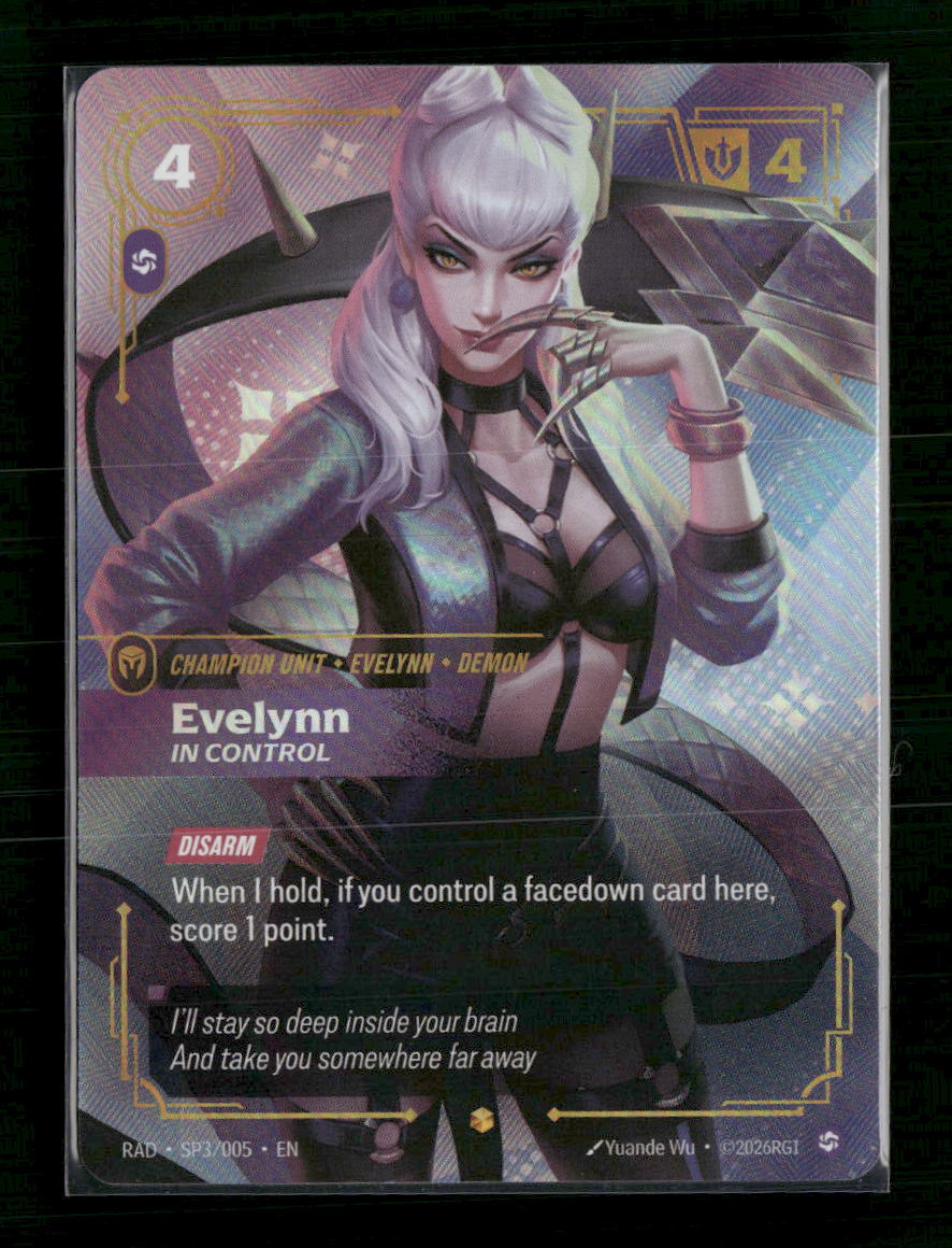 Evelynn, In Control (K/DA Special Art Card) #SP3/005 Foil - Riftbound