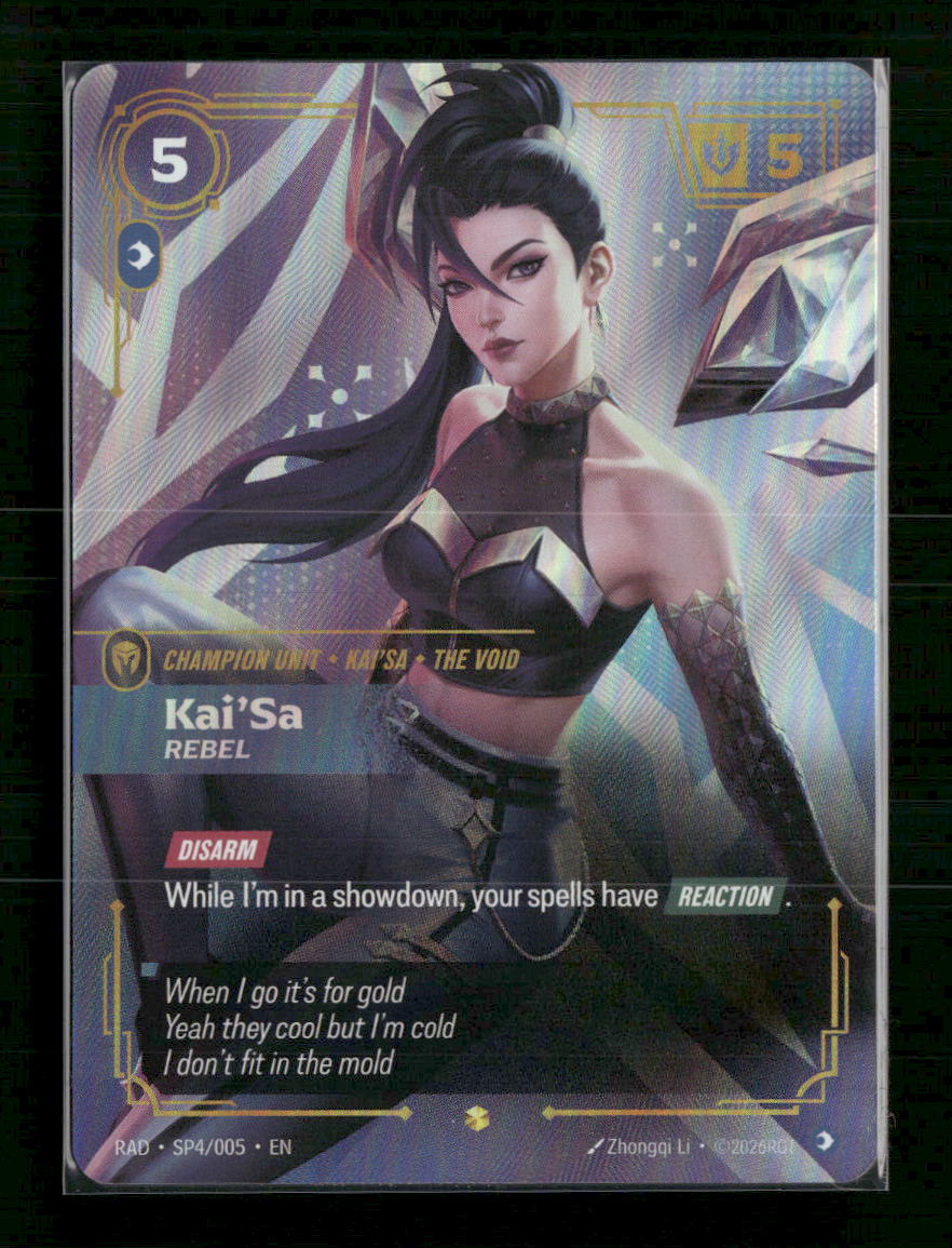 Kai'Sa, Rebel (K/DA Special Art Card) #SP4/005 Foil - Riftbound