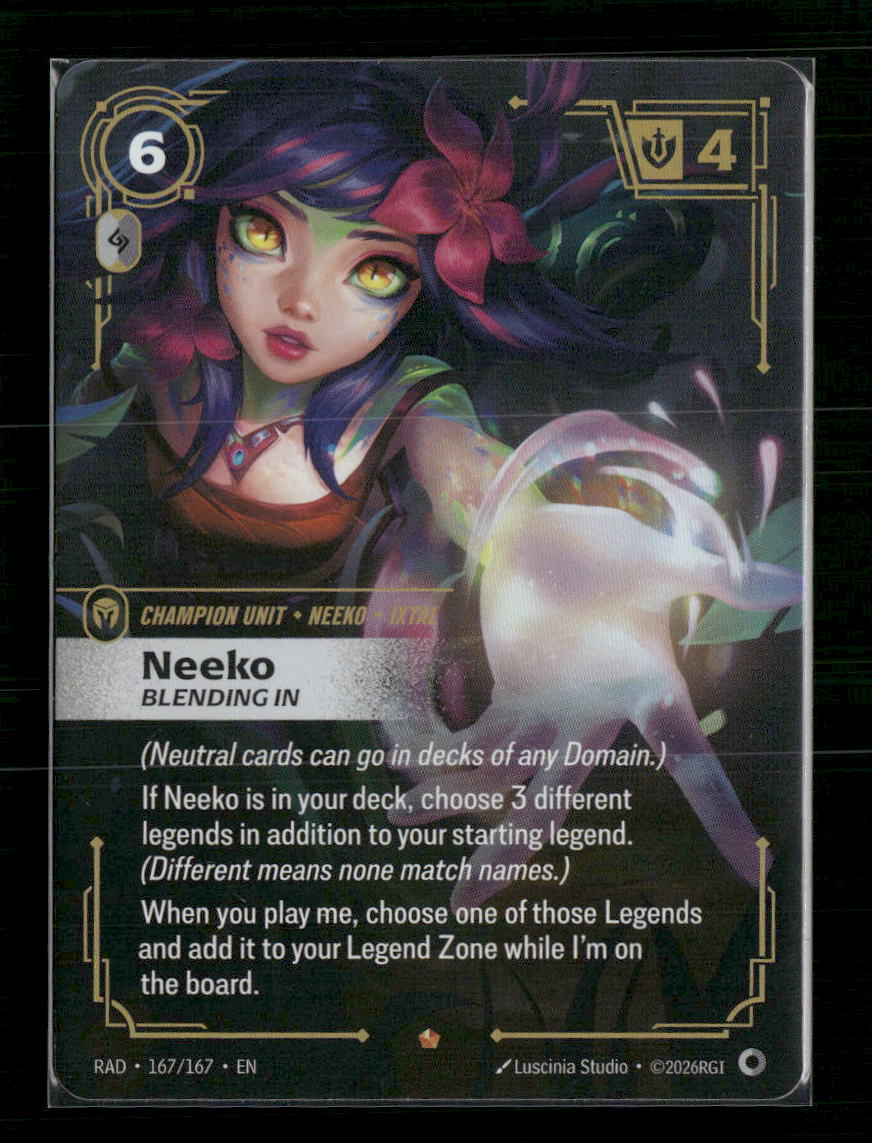 Neeko, Blending In #167/167 Foil Epic - Riftbound Radiance
