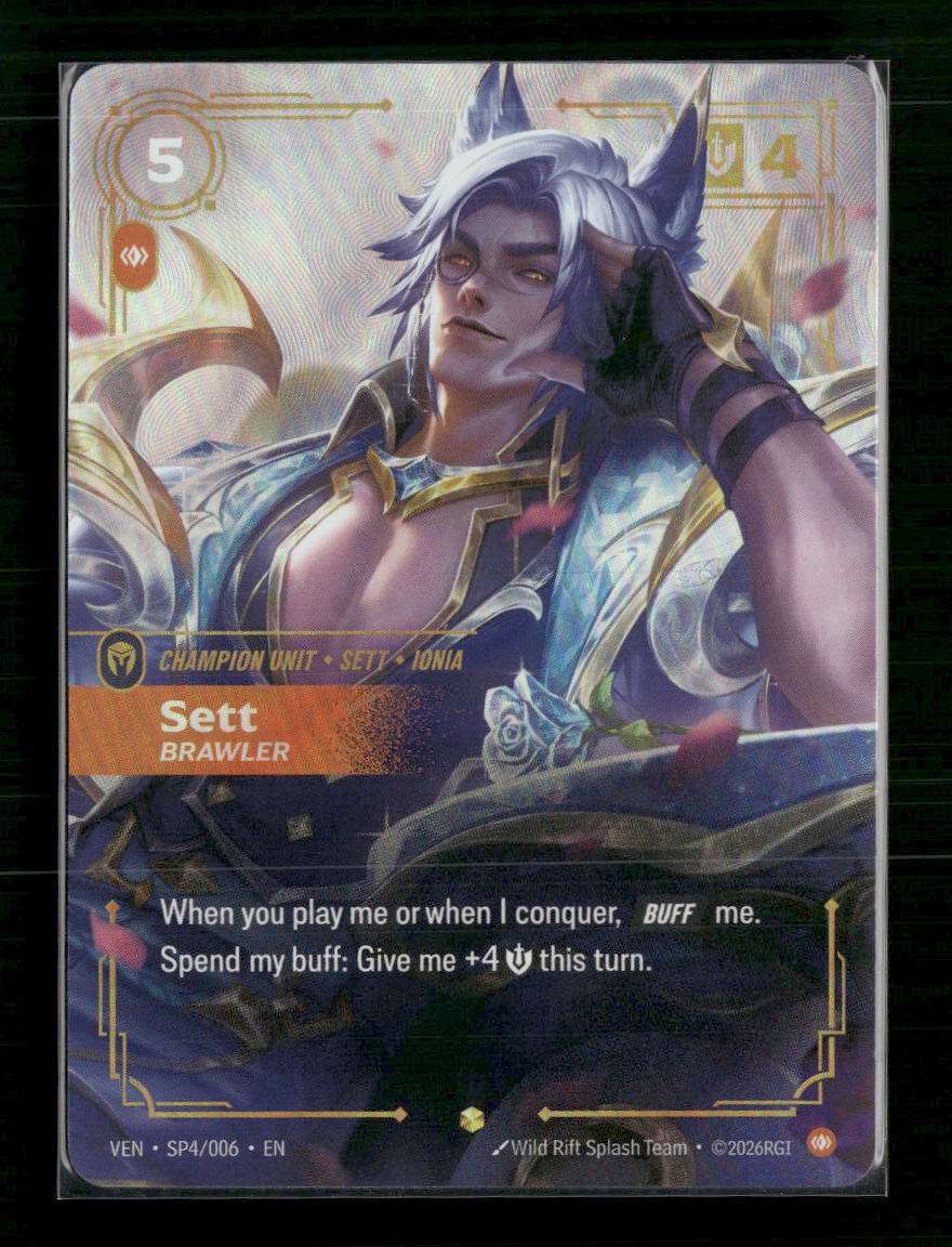 Sett, Brawler #SP4/006 Foil Showcase - Riftbound Vendetta