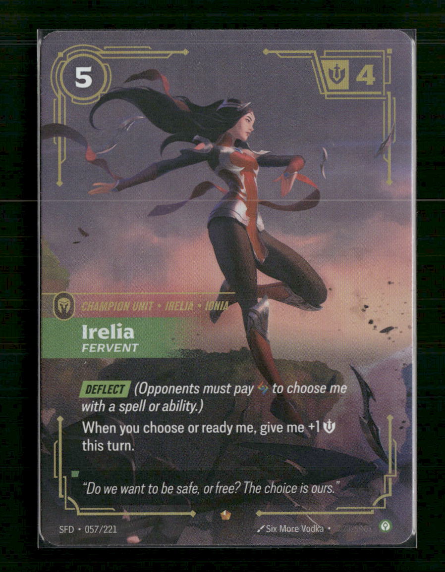 Irelia, Fervent #057/221 Foil Epic - Riftbound Spiritforged