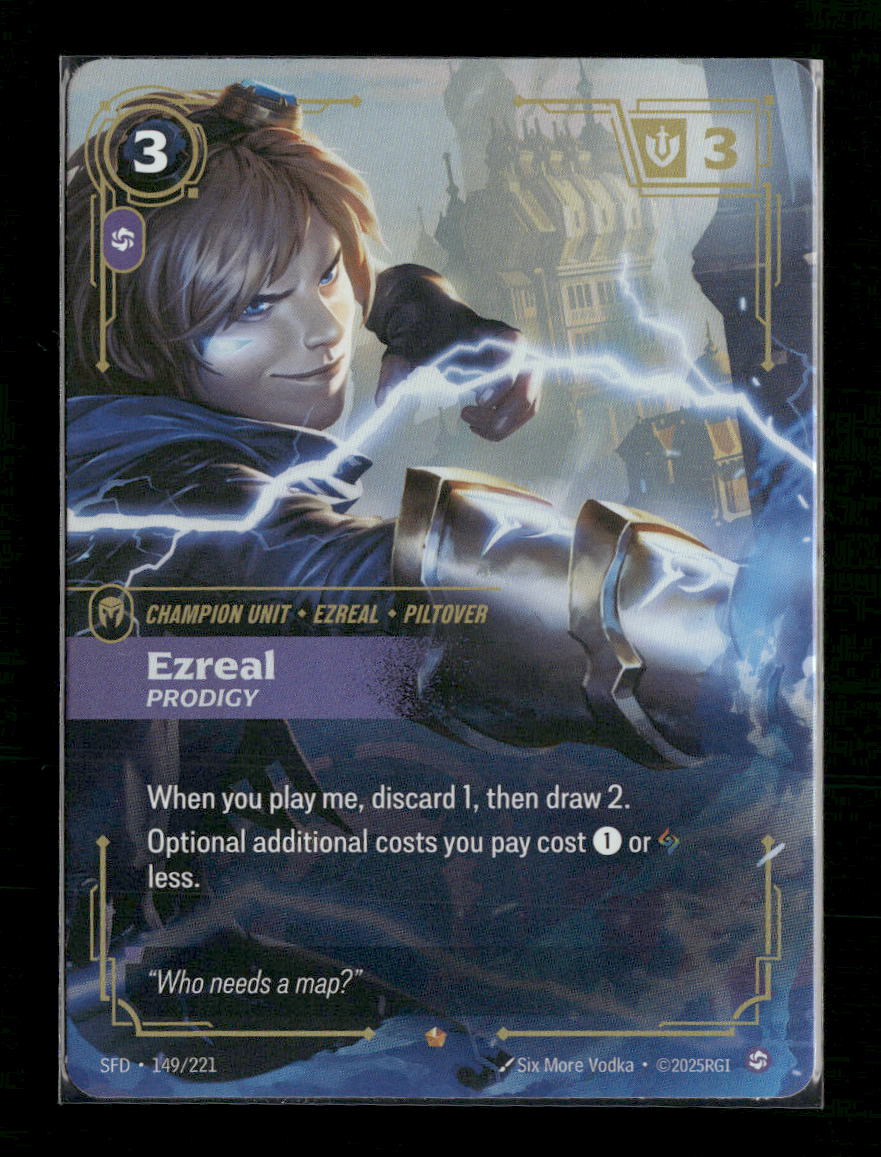 Ezreal, Prodigy #149/221 Foil Epic - Riftbound Spiritforged