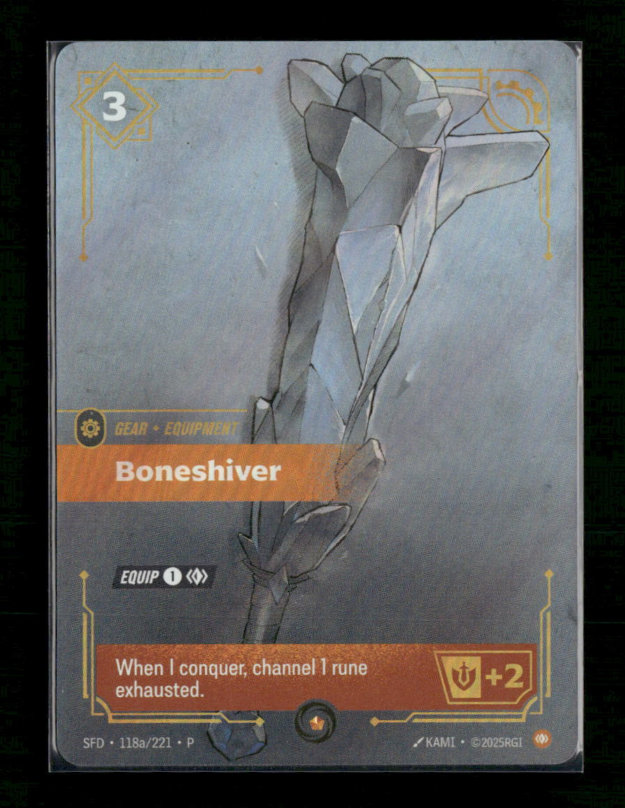 Boneshiver #118a/221 Foil - Riftbound Organized Play Promotional Cards