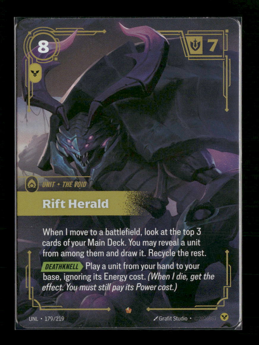 Rift Herald #179/219 Foil Epic - Riftbound Unleashed