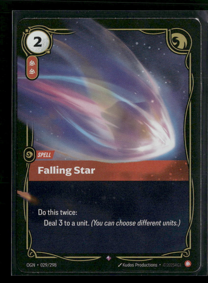 Falling Star #029/298 Foil Rare - Riftbound Origins