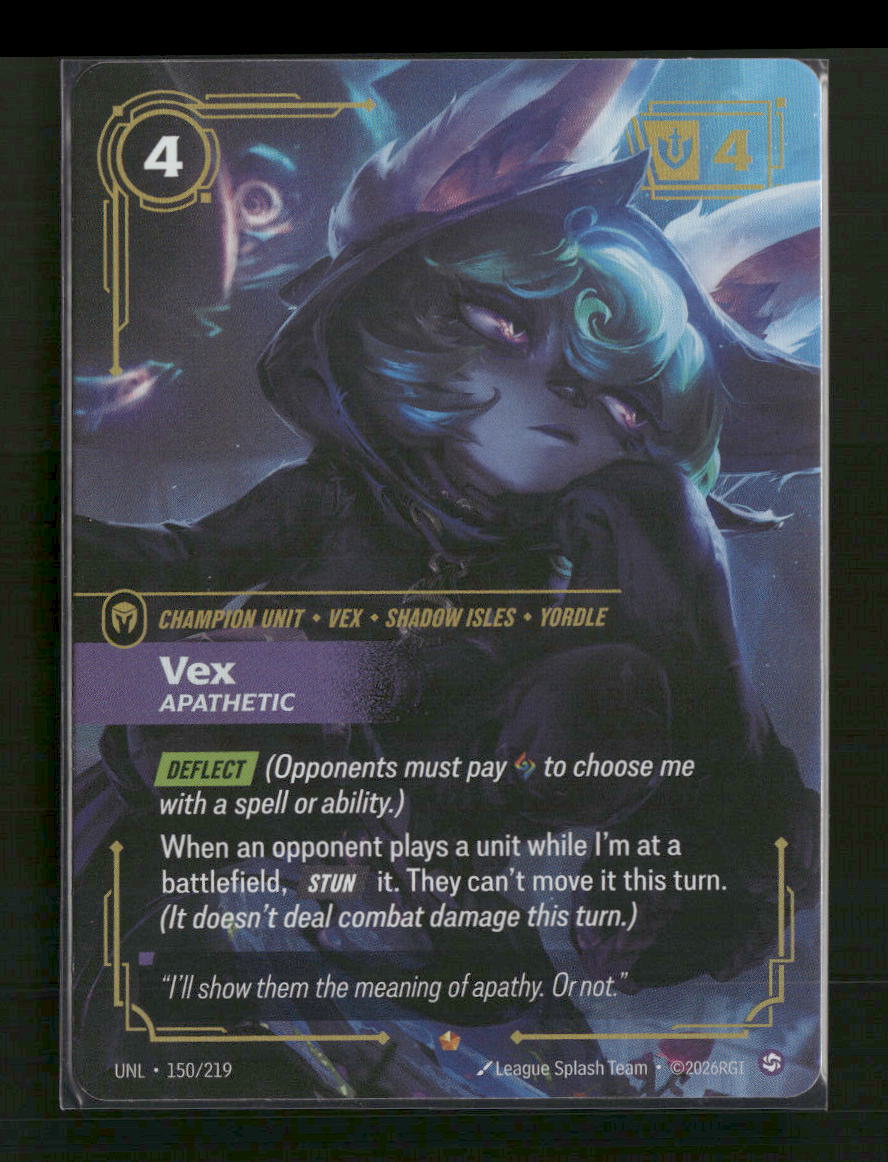 Vex, Apathetic #150/219 Foil Epic - Riftbound Unleashed