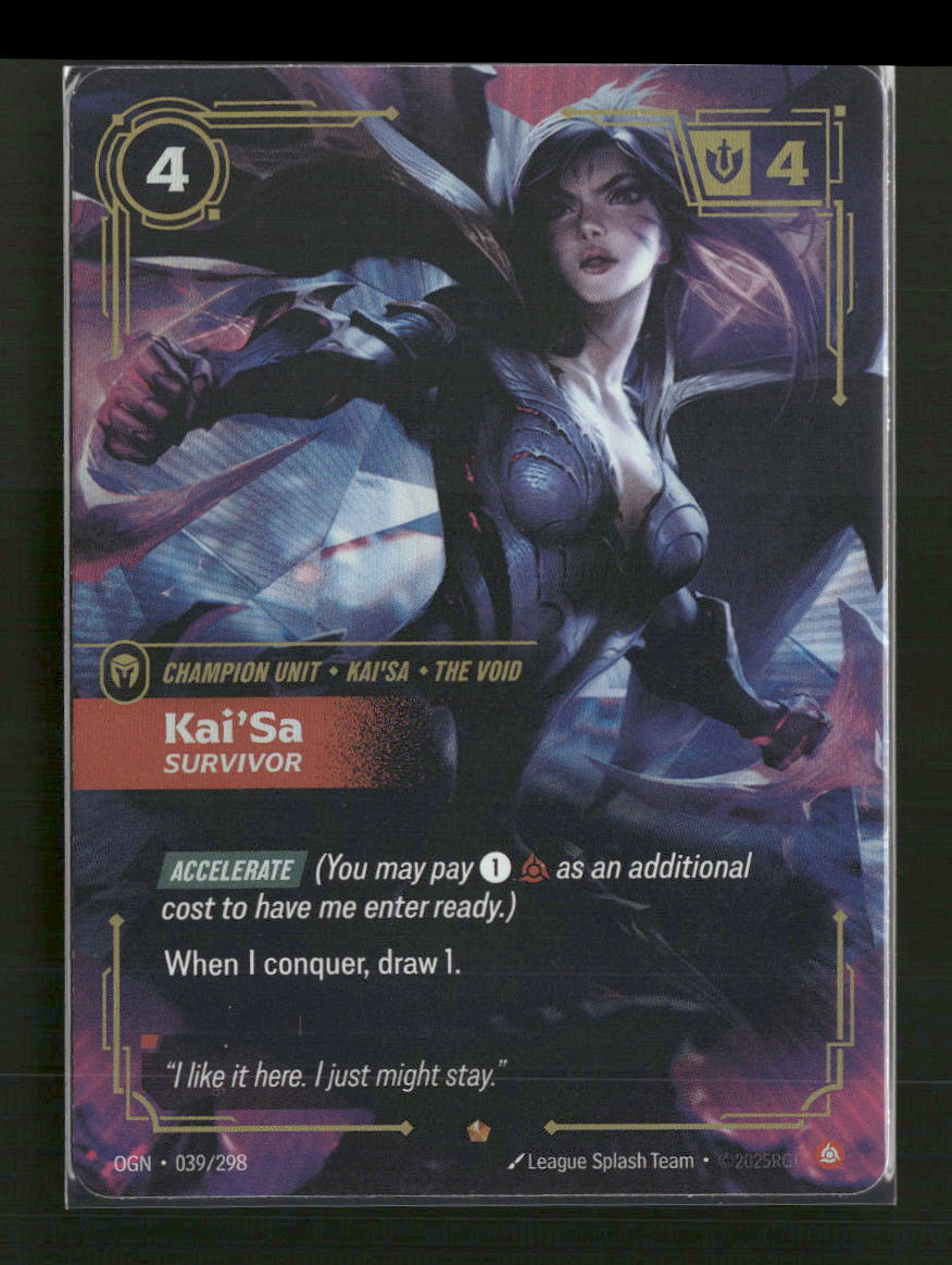 Kai'Sa, Survivor #039/298 Foil Epic - Riftbound Origins