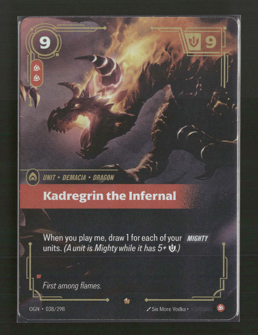 Kadregrin the Infernal #038/298 Foil Epic - Riftbound Origins