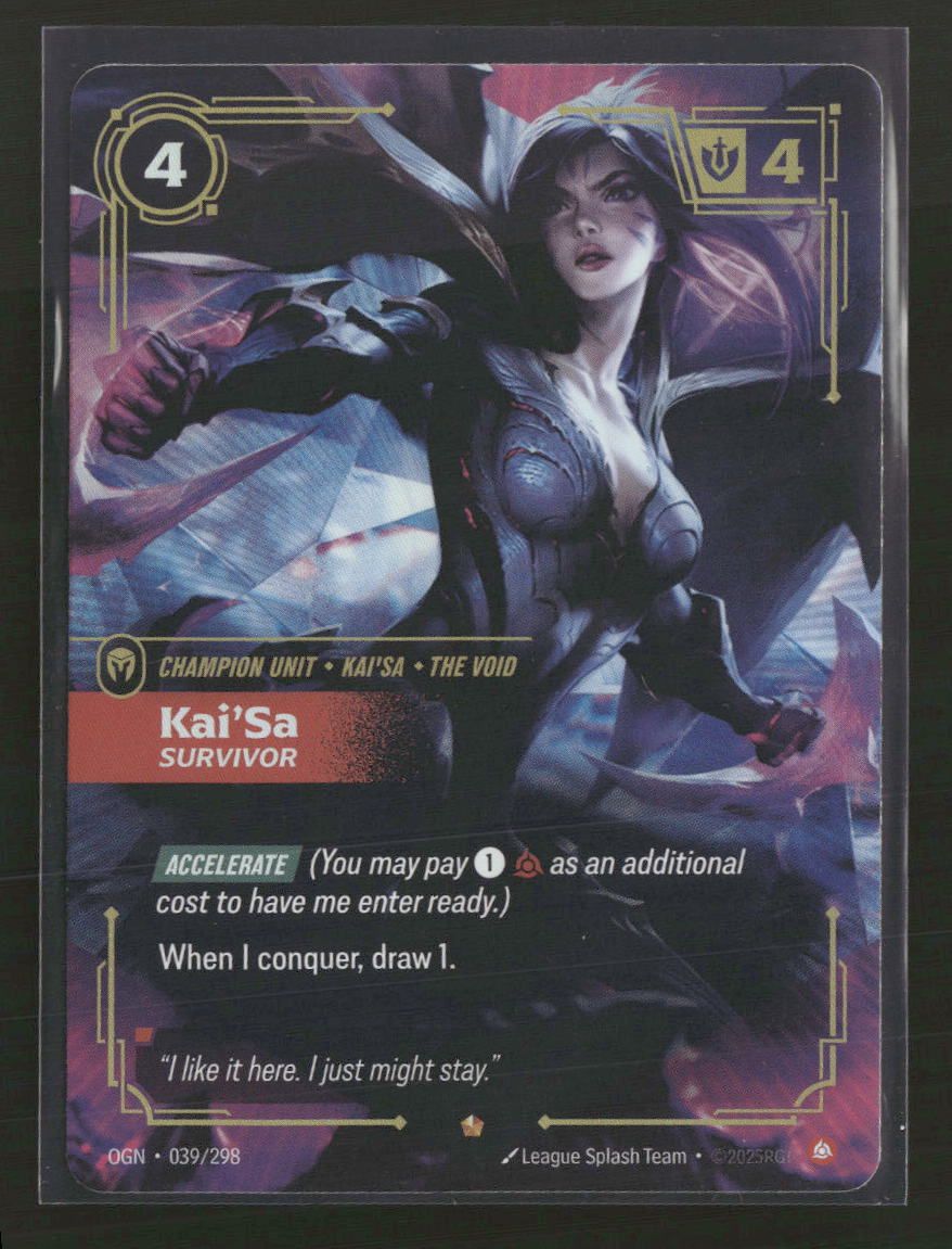 Kai'Sa, Survivor #039/298 Foil Epic - Riftbound Origins