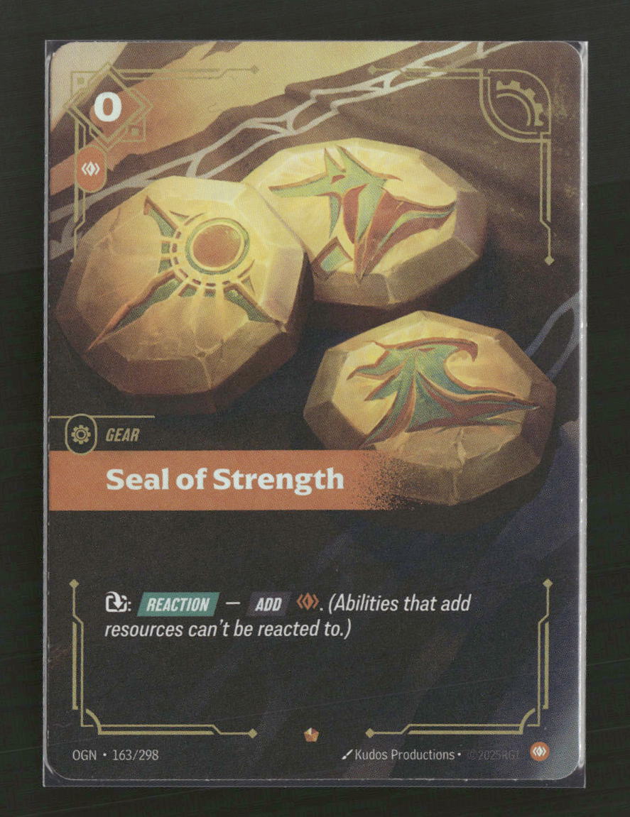 Seal of Strength #163/298 Foil Epic - Riftbound Origins