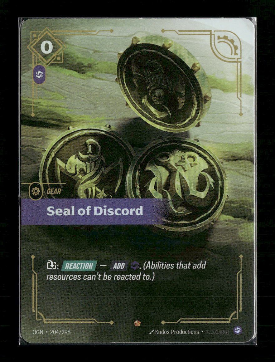 Seal of Discord #204/298 Foil Epic - Riftbound Origins