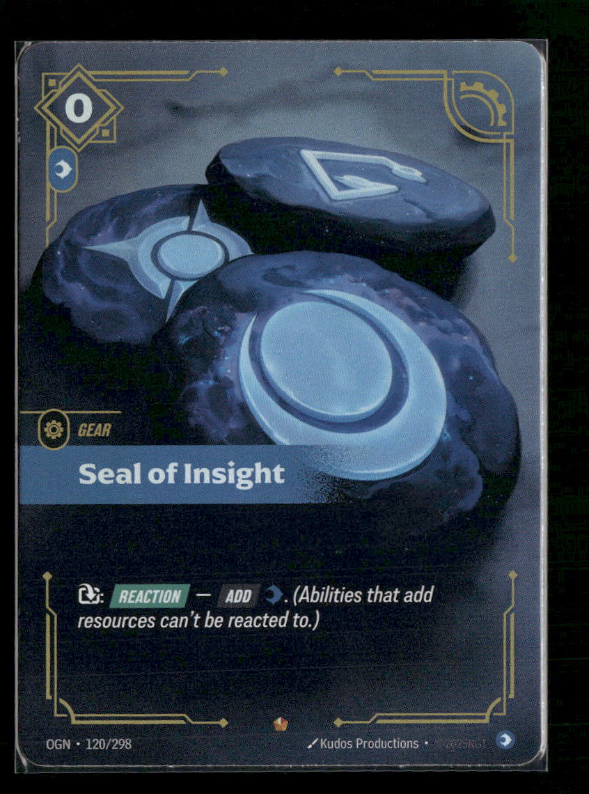 Seal of Insight #120/298 Foil Epic - Riftbound Origins