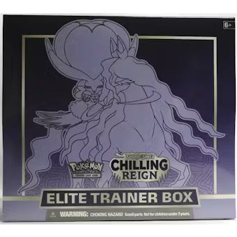 Pokemon Sword & Shield: Chilling Reign Elite Trainer Box (Shadow Rider / Purple)