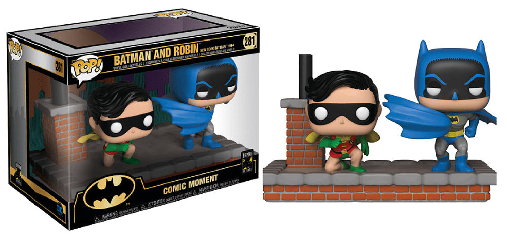 Batman and Robin (New Look Batman 1964, Comic Moments) 281 [Light Damage]