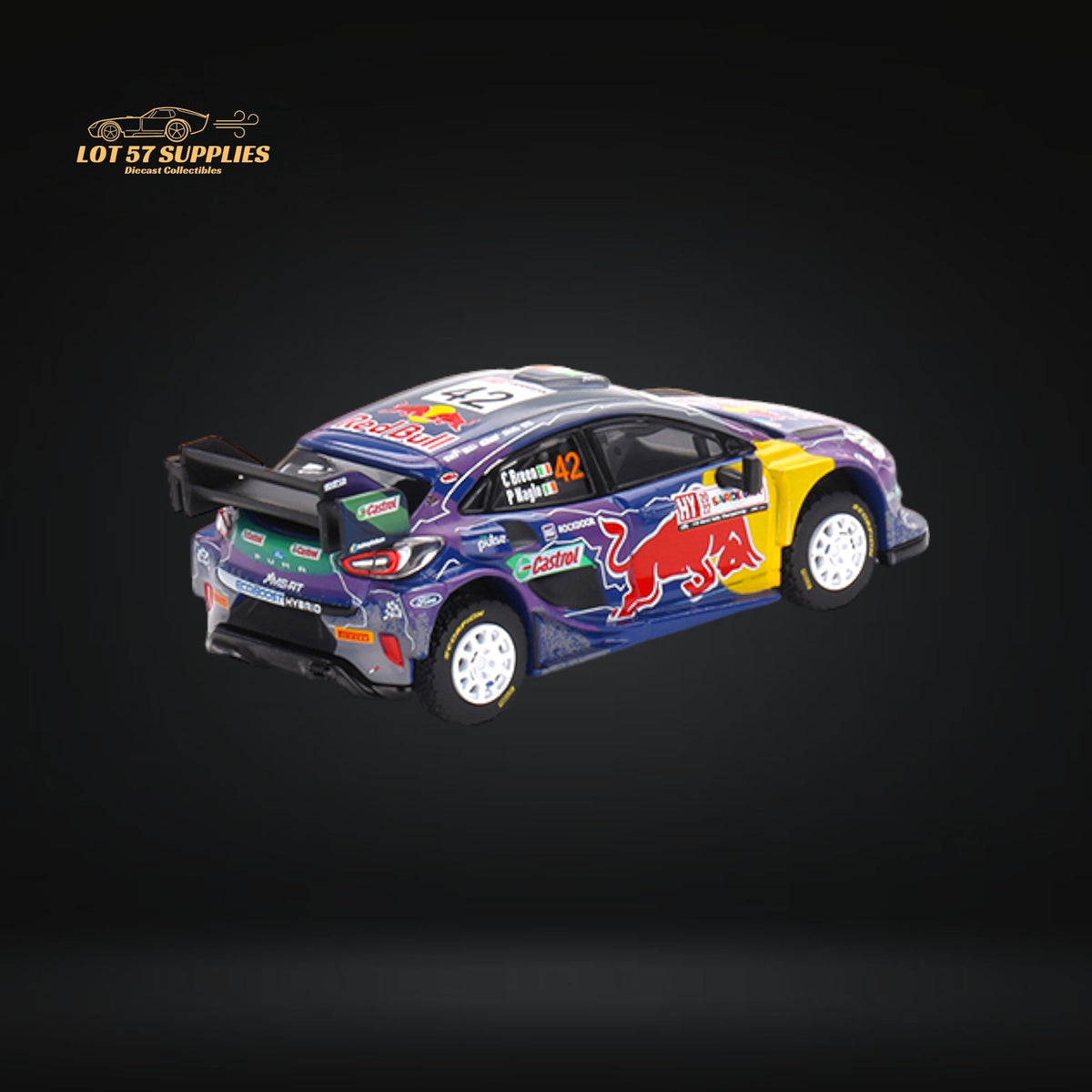 Mini-GT Ford Puma Rally1 #42 M-Sport Ford WRT 2022 1:64