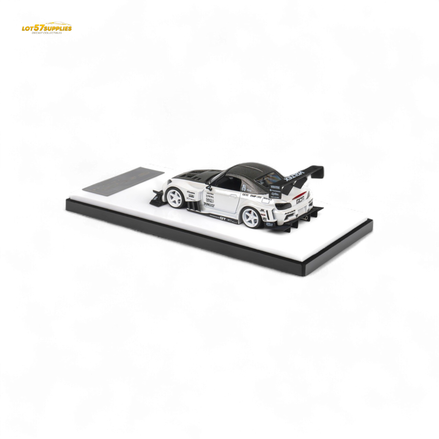 MicroTurbo Honda S2000 Metallic White 1:64