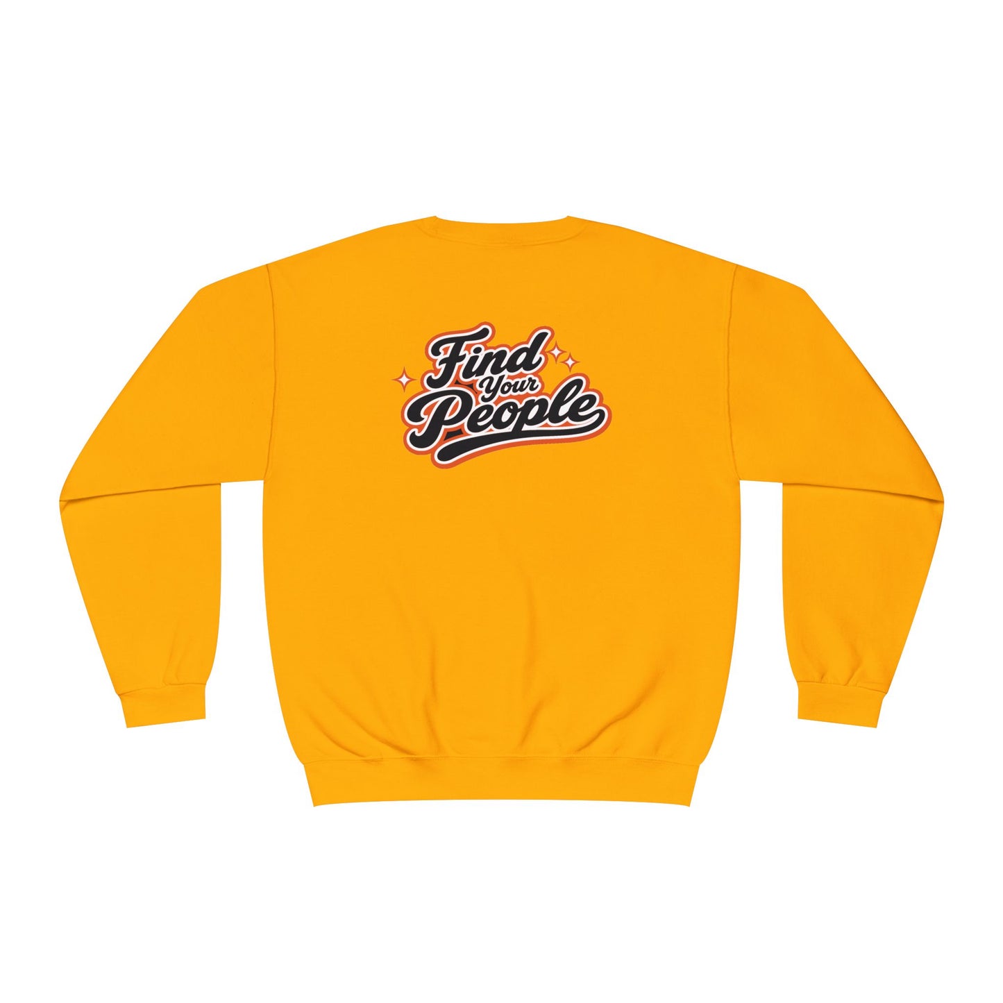 Find Your People Crewneck Sweatshirt – Retro Script Graphic Pullover