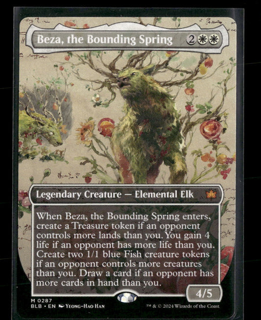 Bloomburrow Beza, the Bounding Spring (Borderless) #287