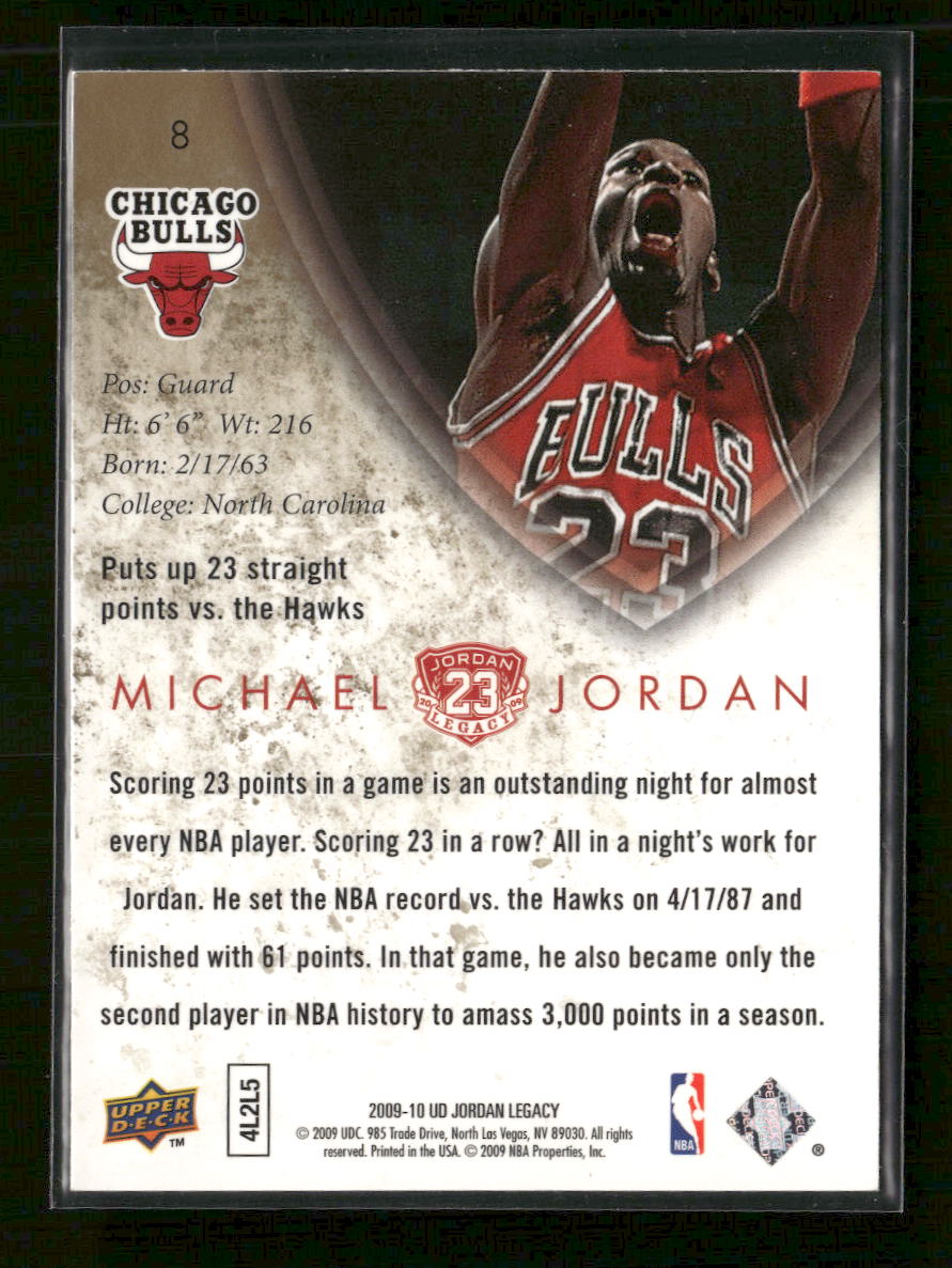 2009-10 Upper Deck Michael Jordan Legacy Collection Michael Jordan #8