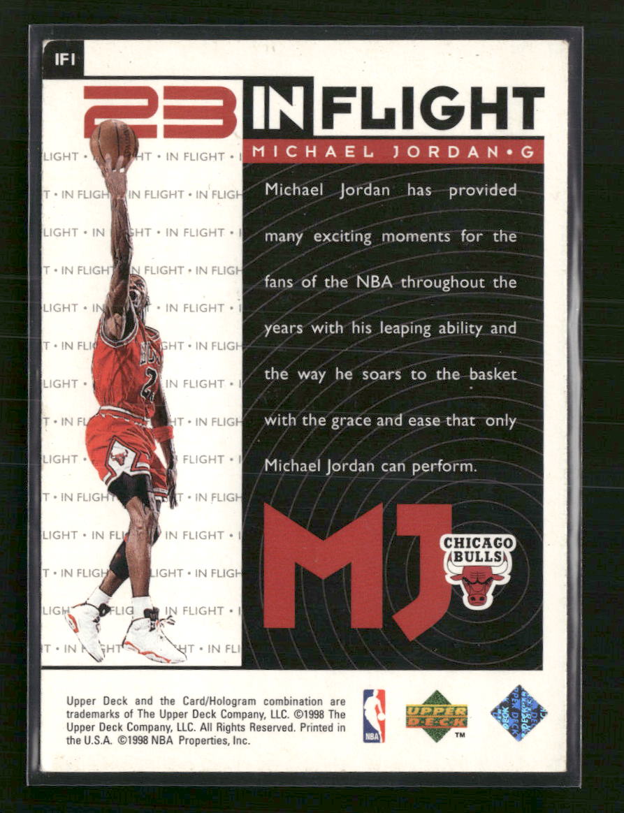 1998 Upper Deck Michael Jordan Living Legend In-Flight Michael Jordan #IF1