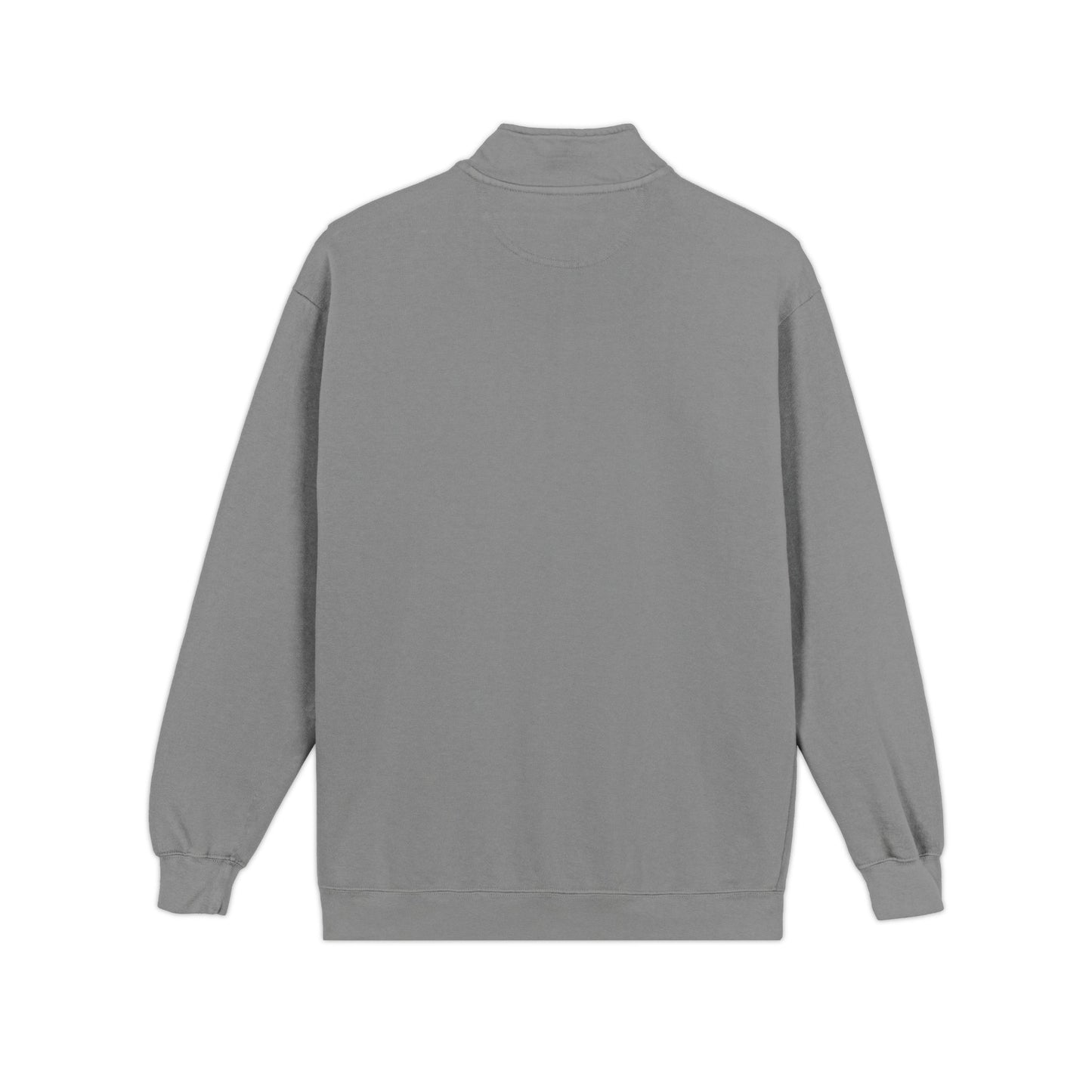 Quarter-Zip Sweatshirt — Retro 'OFB' Chest Logo, Casual Lightweight Pullover