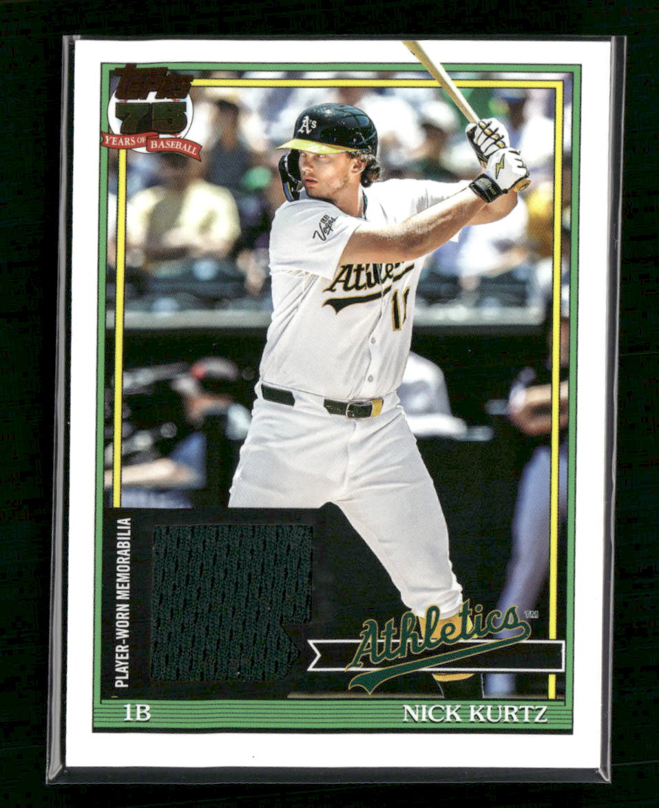 2026 Topps 1991 Topps Baseball 35th Anniversary Relics Nick Kurtz #91R-NK