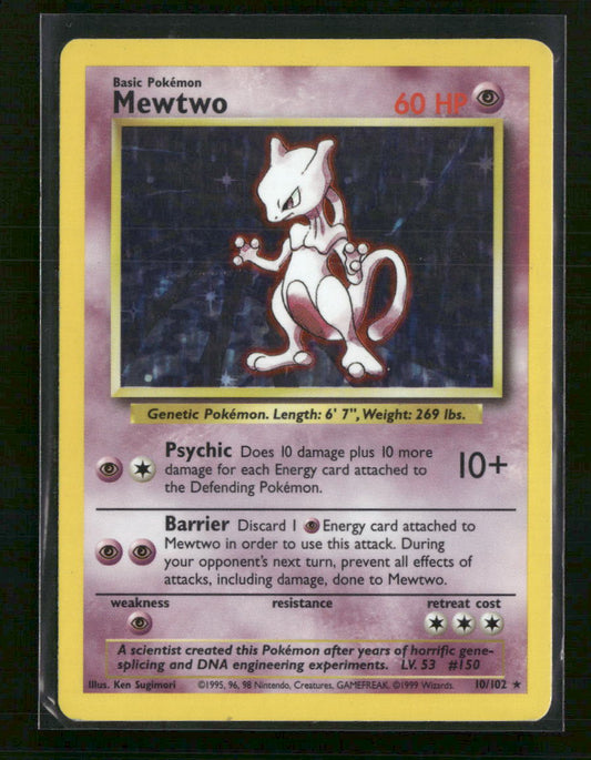 Base Set Mewtwo #010/102