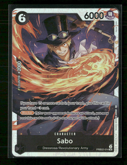 Premium Booster -The Best- Vol. 2 Sabo #PRB02-014